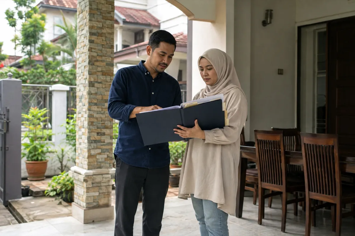 Pemilik dan ejen menyemak status geran rumah sebelum pemasaran bermula