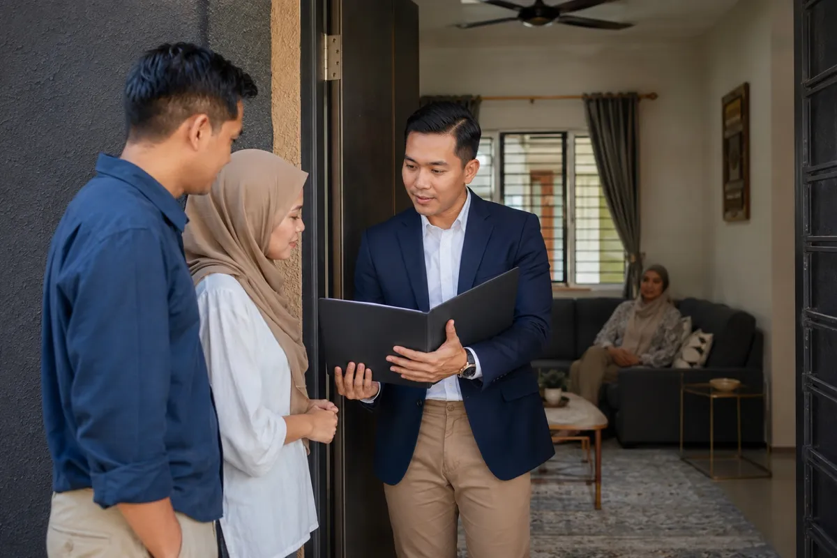 Ejen menyaring bakal pembeli sebelum membawa mereka melihat rumah