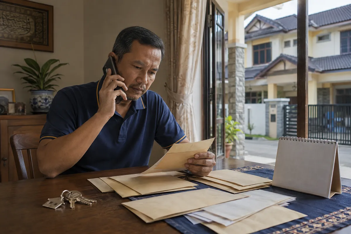 Pemilik menghubungi pihak berkaitan sambil menyusun surat bank sebelum rumah dilelong
